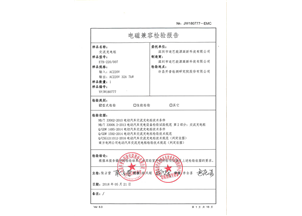 Electromagnetic compatibility check report JW180777